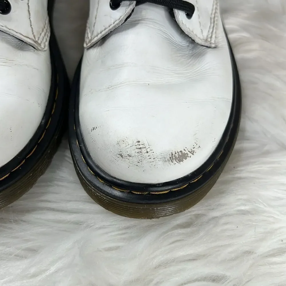 Doc Martens 1460J Combat Boots Youth Size 2 Lace Up Side Zip